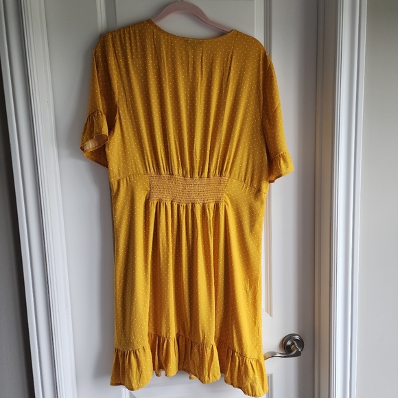 NWOT Reitmans dress yellow size XL - Picture 2 of 3